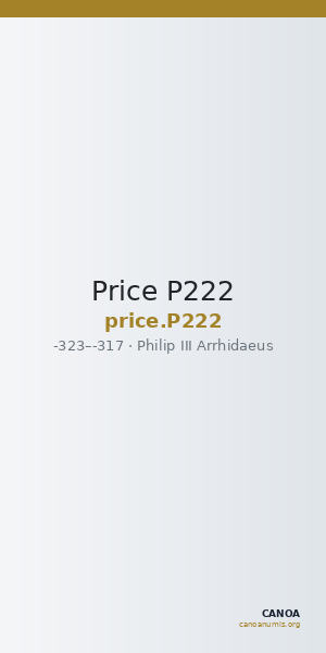 Price P222 — CANOA