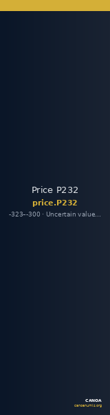Price P232 — CANOA