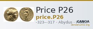 Price P26 — CANOA