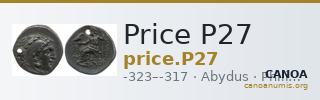 Price P27 — CANOA