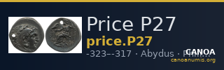 Price P27 — CANOA