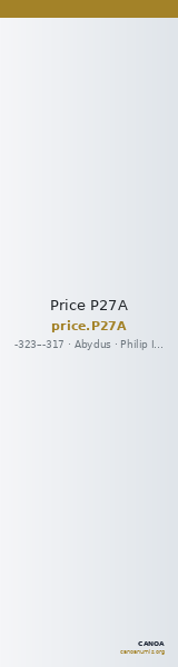 Price P27A — CANOA