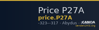 Price P27A — CANOA