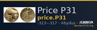 Price P31 — CANOA