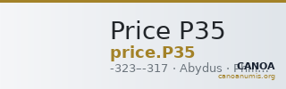Price P35 — CANOA