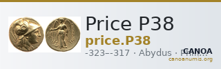 Price P38 — CANOA