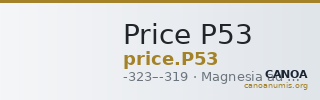 Price P53 — CANOA