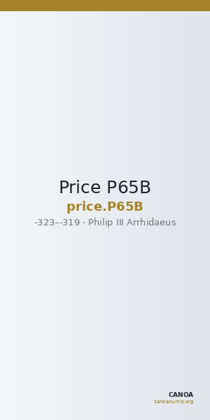 Price P65B — CANOA