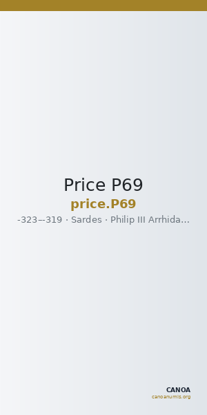 Price P69 — CANOA