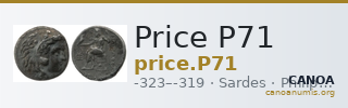 Price P71 — CANOA