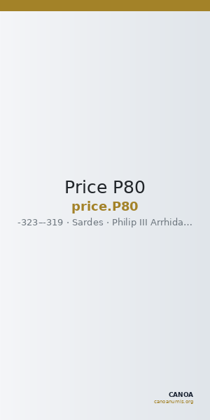 Price P80 — CANOA