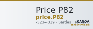 Price P82 — CANOA
