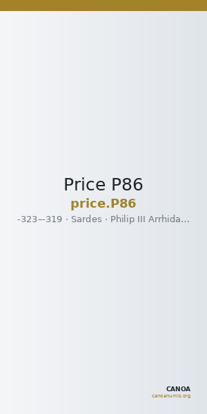 Price P86 — CANOA