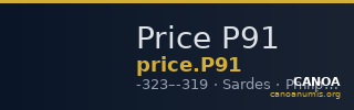 Price P91 — CANOA