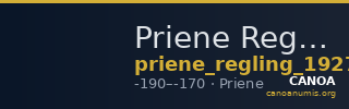 Priene Regling 1927 E — CANOA