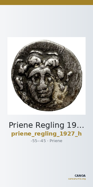 Priene Regling 1927 H — CANOA