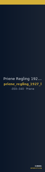 Priene Regling 1927 L — CANOA