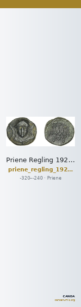 Priene Regling 1927 Q — CANOA