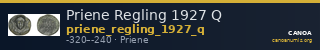 Priene Regling 1927 Q — CANOA