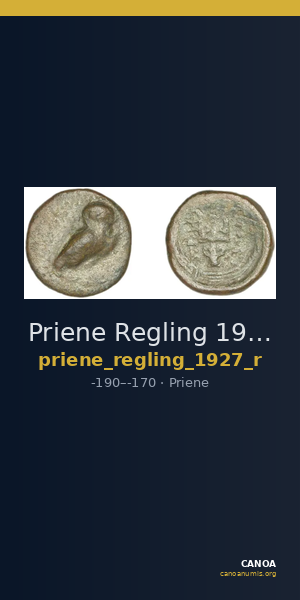 Priene Regling 1927 R — CANOA