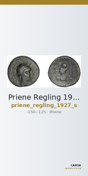 Priene Regling 1927 S — CANOA