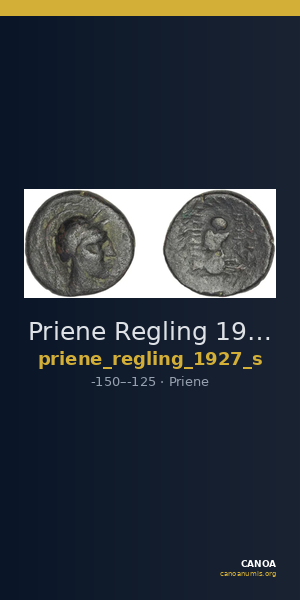 Priene Regling 1927 S — CANOA