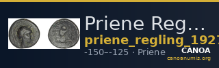 Priene Regling 1927 S — CANOA