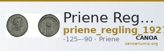 Priene Regling 1927 T — CANOA