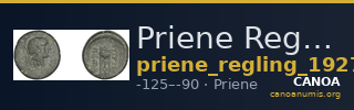 Priene Regling 1927 T — CANOA