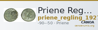 Priene Regling 1927 U — CANOA