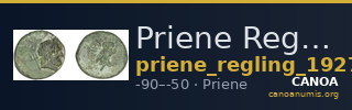 Priene Regling 1927 U — CANOA