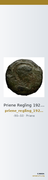 Priene Regling 1927 V — CANOA