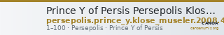 Prince Y of Persis Persepolis Klose and Müseler 2008 4, 54-58, 60 — CANOA