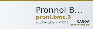 Pronnoi BMC Proni 3 — CANOA