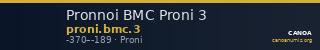 Pronnoi BMC Proni 3 — CANOA