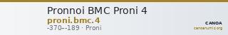 Pronnoi BMC Proni 4 — CANOA
