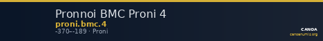 Pronnoi BMC Proni 4 — CANOA
