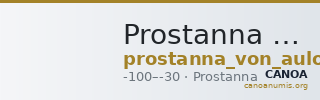 Prostanna von Aulock 1979 1750-3 — CANOA