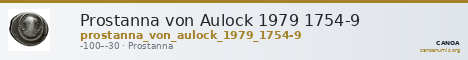 Prostanna von Aulock 1979 1754-9 — CANOA