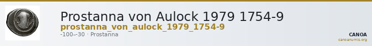 Prostanna von Aulock 1979 1754-9 — CANOA