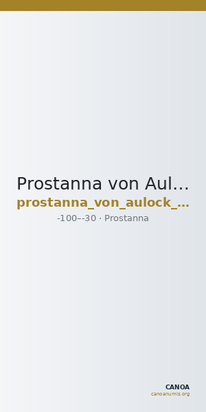 Prostanna von Aulock 1979 1760 — CANOA