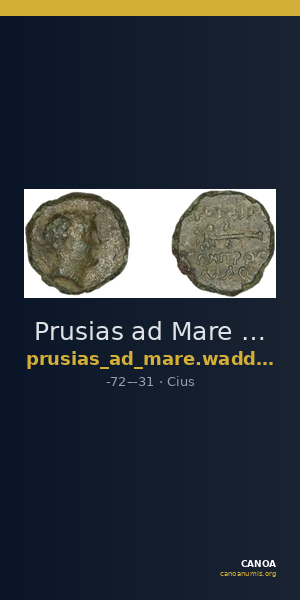 Prusias ad Mare Waddington 1912 21 — CANOA