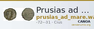 Prusias ad Mare Waddington 1912 21 — CANOA