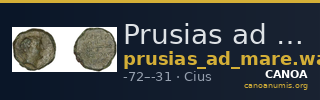 Prusias ad Mare Waddington 1912 21 — CANOA