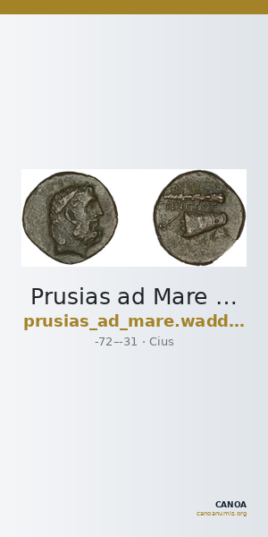 Prusias ad Mare Waddington 1912 23-4 — CANOA