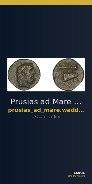 Prusias ad Mare Waddington 1912 23-4 — CANOA
