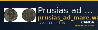 Prusias ad Mare Waddington 1912 25 — CANOA