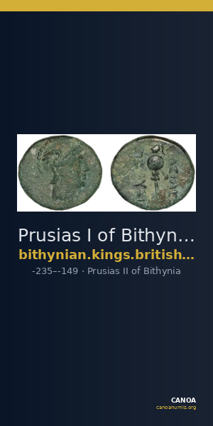 Prusias I of Bithynia Bithynia British Museum 1982.9.20.12 — CANOA