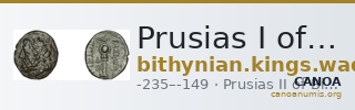 Prusias I of Bithynia Bithynia Waddington 1908 14 — CANOA