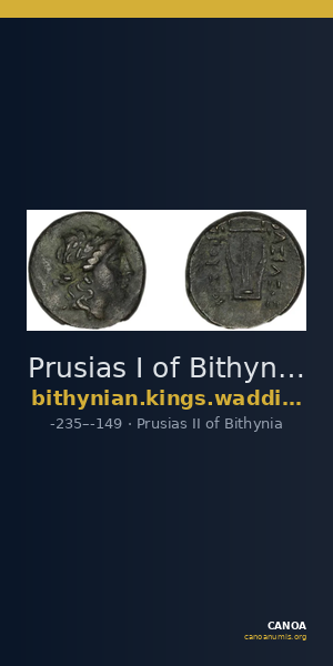 Prusias I of Bithynia Bithynia Waddington 1908 18 — CANOA